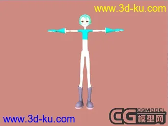 很可爱的卡通模型的图片