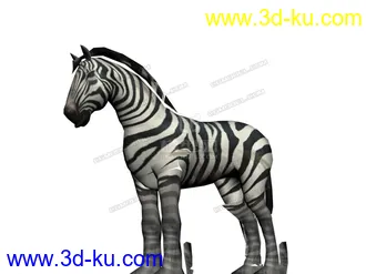 3D打印模型斑马的图片