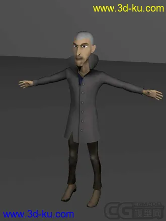 3D打印模型自己建的人摸,很猥琐的图片