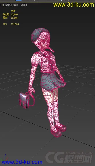 3D打印模型一些卡通MM的图片