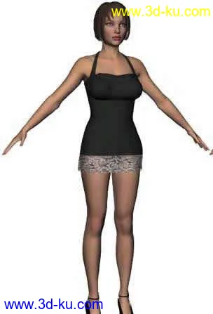 很牛X的美女人物模型（材质很牛）精品！！的图片
