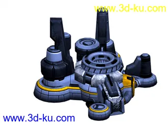 3D打印模型星际争霸2——人族建筑的图片