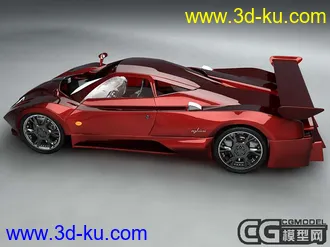 3D打印模型0帕加尼跑车出售的图片