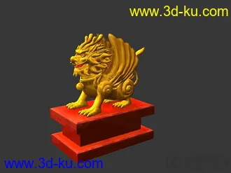 3D打印模型我做的貔貅的图片