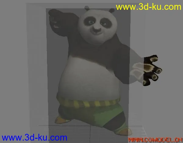 功夫熊猫绑定模型的图片1