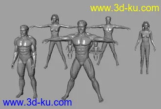 3D打印模型老外的图片