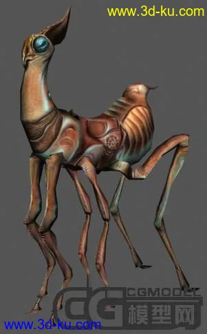 3D打印模型小怪的图片