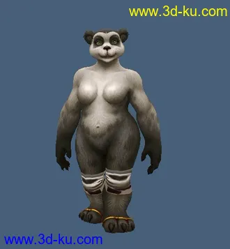 魔兽世界5.0最新女熊猫人模型下载的图片
