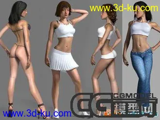 3D打印模型性感MM的图片