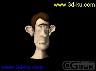 3D打印模型汤姆汉克斯带动画头像的图片