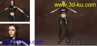 3D打印模型一个女站士``哈哈`~~~的图片