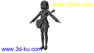 3D打印模型卡通女娃娃的图片