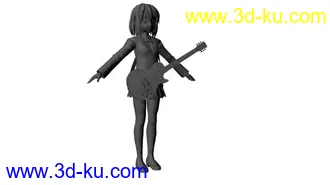 3D打印模型卡通女娃娃的图片