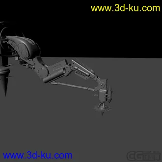 3D打印模型机甲狂龙 nurbs建模的图片