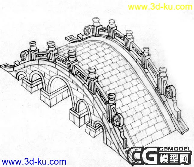 桥 nurbs模型的图片1