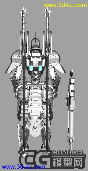 3D打印模型高达陆战机甲的图片