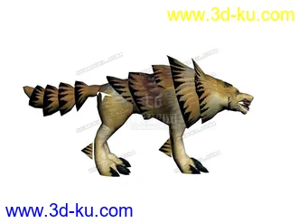 3D打印模型狼的图片