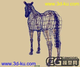 3D打印模型马+绑定。。O鱼香肉丝下饭O的图片
