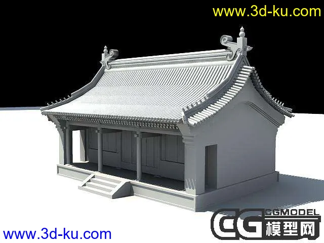 中式庙宇模型的图片1