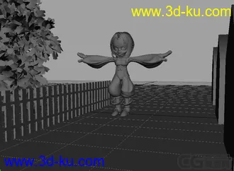 一个女孩模型的图片