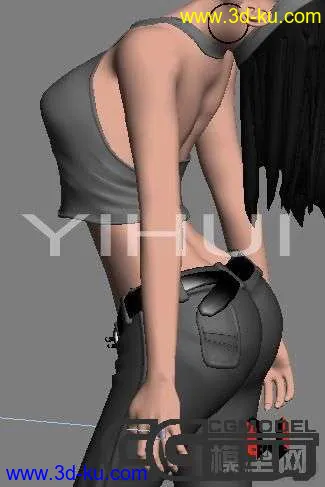 3D打印模型妖娆女人的图片