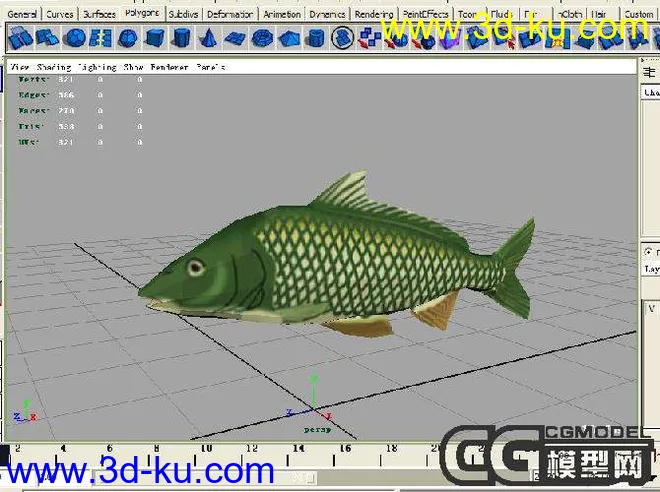 新手作业鱼模型的图片2