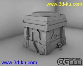 3D打印模型矮人房的图片