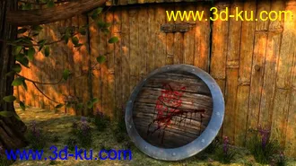 3D打印模型无聊做的盾牌的图片