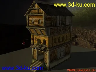 3D打印模型新作一个玛雅小酒馆希望大家喜欢的图片