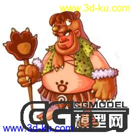 3D打印模型Q版角色，我作的公司的测试，拿去玩玩吧的图片