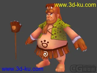 3D打印模型Q版角色，我作的公司的测试，拿去玩玩吧的图片