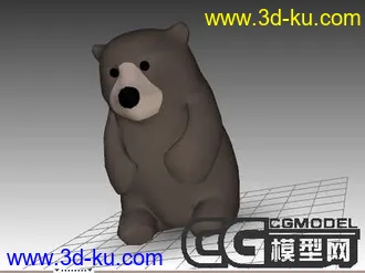 3D打印模型熊  布偶的图片