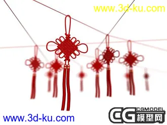 3D打印模型中国结的图片