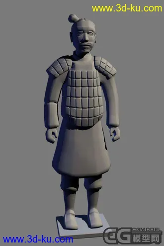 3D打印模型兵马俑的图片