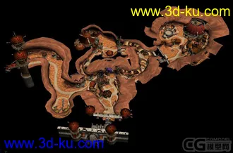 《魔兽世界》奥格瑞玛模型[MMORPG][暴雪Blizzard]的图片