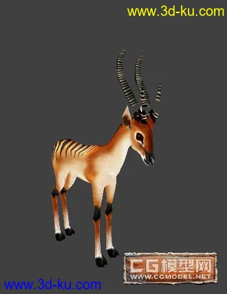 3D打印模型羚羊的图片