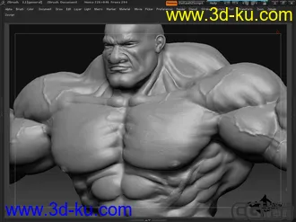 3D打印模型终极肉霸的图片