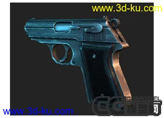 3D打印模型培训班培训实例——手枪的图片