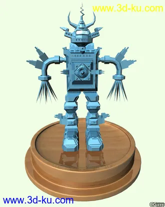 3D打印模型狂战机器人的图片