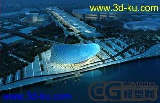 水晶石世博会国家馆模型的图片