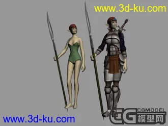 3D打印模型落银城角色的图片