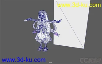 3D打印模型小妹妹武士的图片