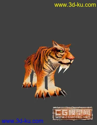 3D打印模型老虎的图片
