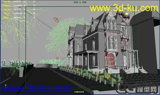 3D打印模型古堡的图片