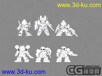 3D打印模型高达SD的图片