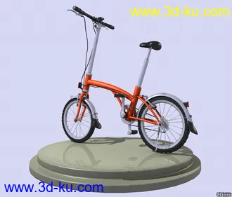 3D打印模型时尚小自行车的图片