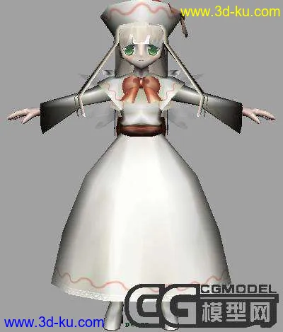 白裙小MM模型的图片1