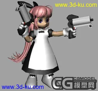 3D打印模型貌似是“拇指姑娘”和“傻冒警察大叔”的图片