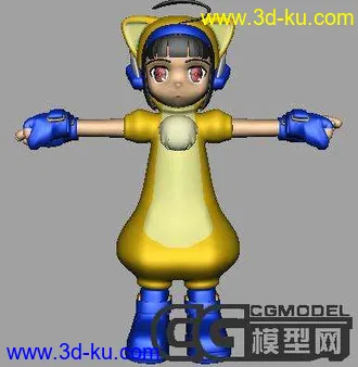3D打印模型黄鼠孩——貌似是个小正太的图片