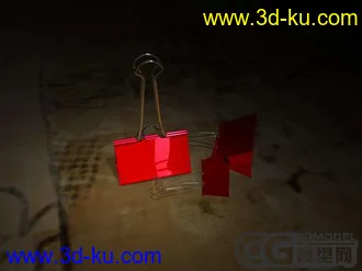 3D打印模型夹子的图片